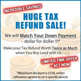 Huge Tax Refund Sale!
